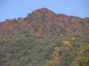 色付く風越山（ふうえつざん）頂上付近　撮影日：２００７年１０月２８日　撮影：管理人